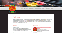 Desktop Screenshot of lalehamarcheryclub.co.uk